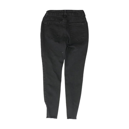 Black Solid Jeans