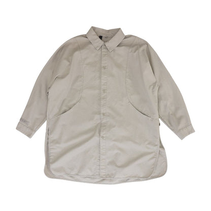 Beige Animal Print Button Down