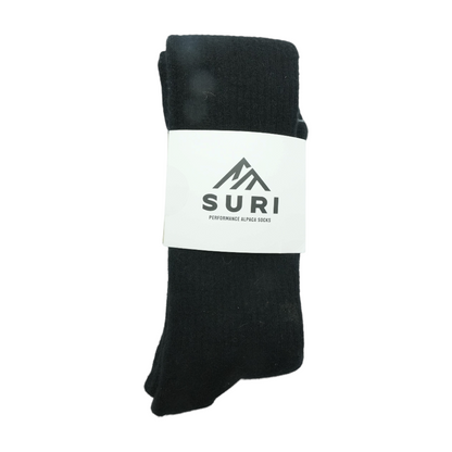 Black Solid Socks