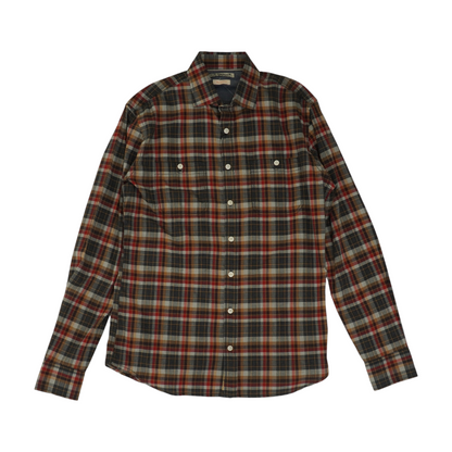 Multi Plaid Long Sleeve Button Down