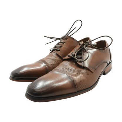 Brown Lace-Up Dress Shoes
