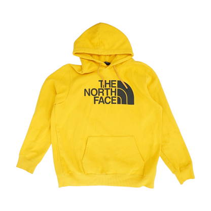 Yellow Solid Hoodie Pullover