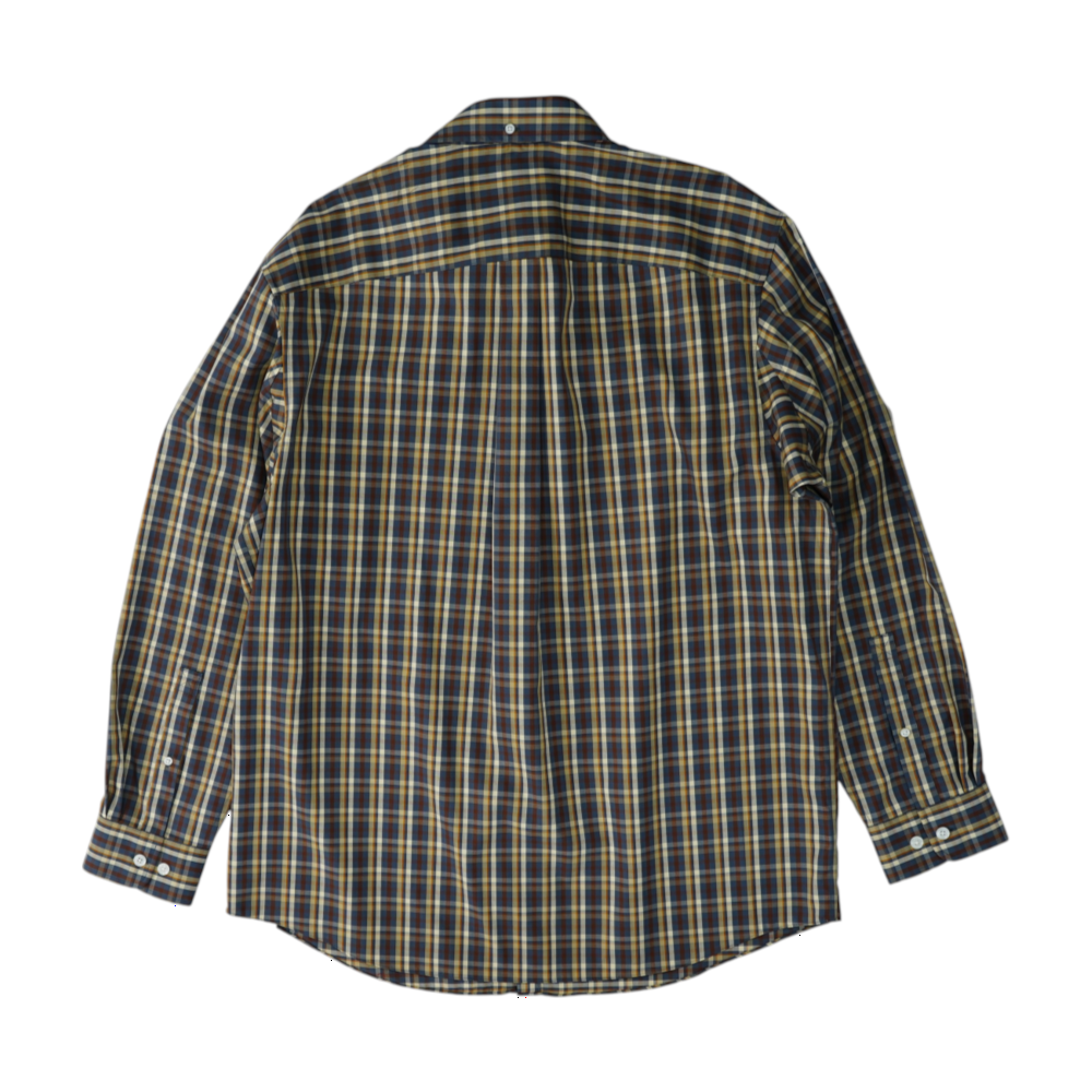 Multi Plaid Long Sleeve Button Down