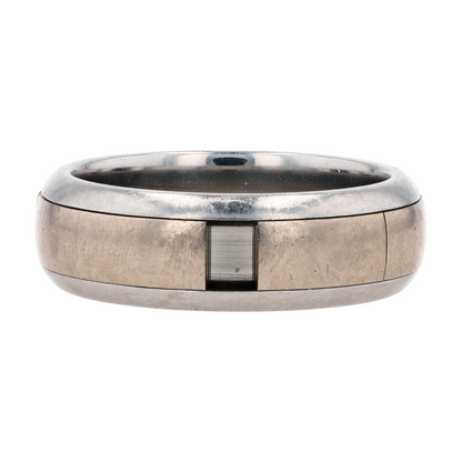 18K White Gold Band Ring