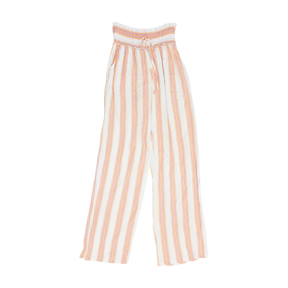 Orange Striped Pants