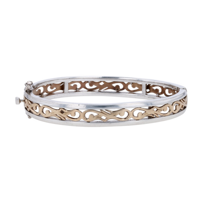 Na Hoku Sterling Silver Bangle Bracelet – Image 1