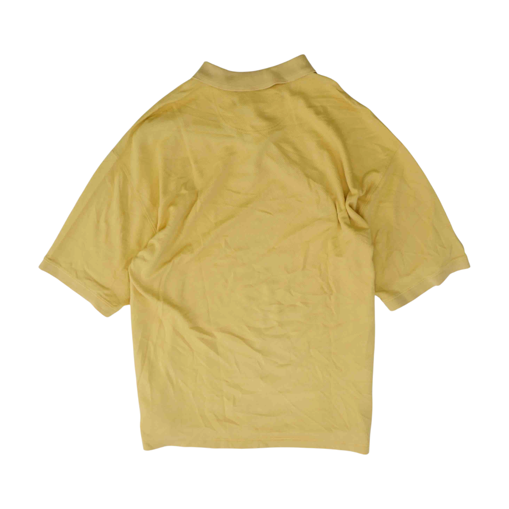 Yellow Solid Short Sleeve Polo
