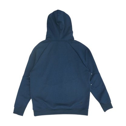 Navy Color Block Hoodie Pullover
