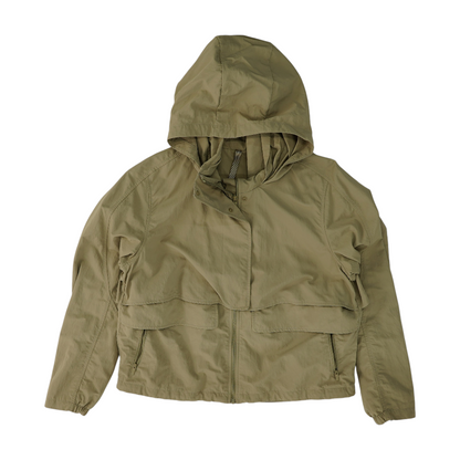 Tan Solid Rain Jacket