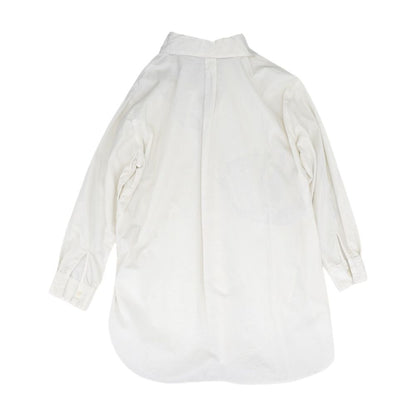 Ivory Solid Long Sleeve Button Down