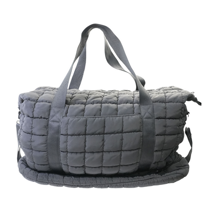 Gray Duffel Bag