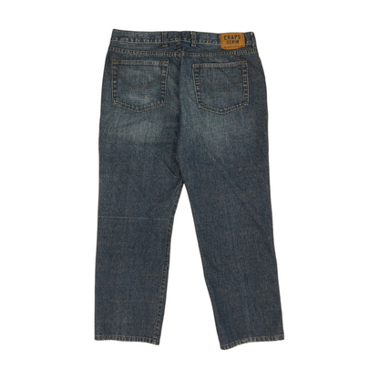 Navy Straight Jeans