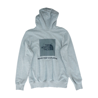 Gray Solid Hoodie Pullover