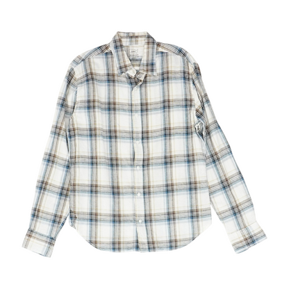 Multi Plaid Long Sleeve Button Down
