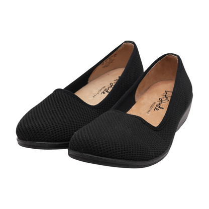 Black Slip-On Flats