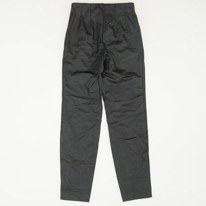Black Solid Dress Pants