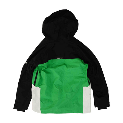 Green Color Block Rain Jacket