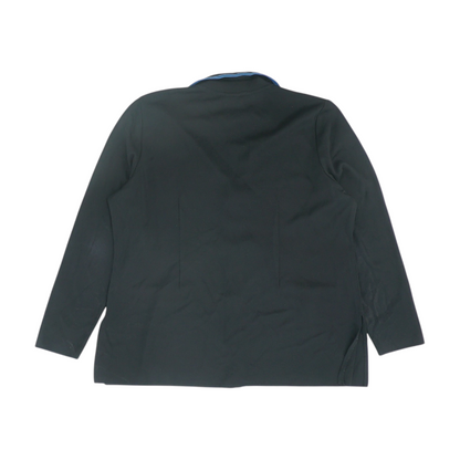 Black Plus Size Solid Blazer