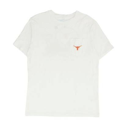White Texas Longhorns Solid T-Shirt
