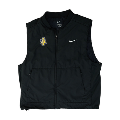 Black Solid Active Vest