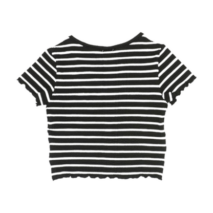 Black Striped Blouse