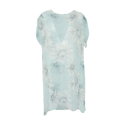 Green Plus Floral Midi Dress