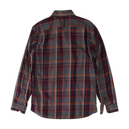 Multi Plaid Long Sleeve Button Down