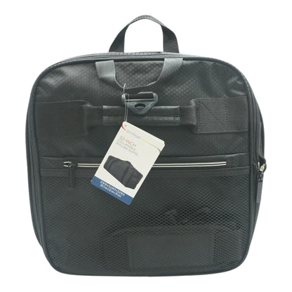 Black Collapsible Rolling Duffel Bag