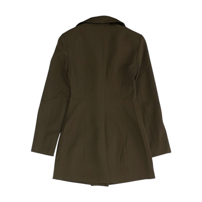 Brown Solid Blazer