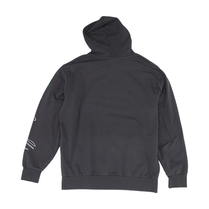 Gray Graphic Hoodie Pullover