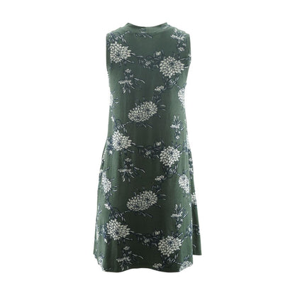 Green Floral Mini Maternity Dress