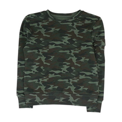 Green Camo Sweatshirt Pullover