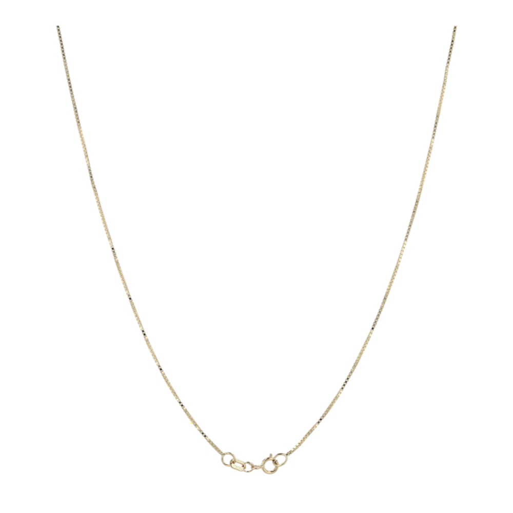 14K Yellow Gold Opal Pendant Necklace
