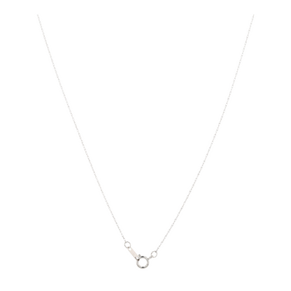 1 1/4 ctw 10K White Gold Peridot Pendant Necklace