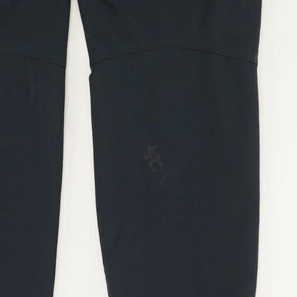 Navy Solid Dress Pants