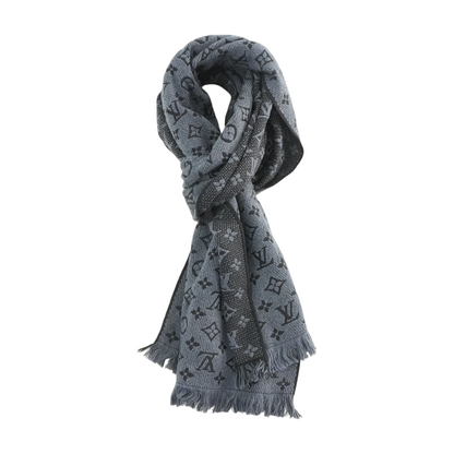 Blue Monogram Classic Scarf