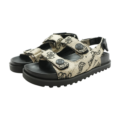 Beige Flat Sandals