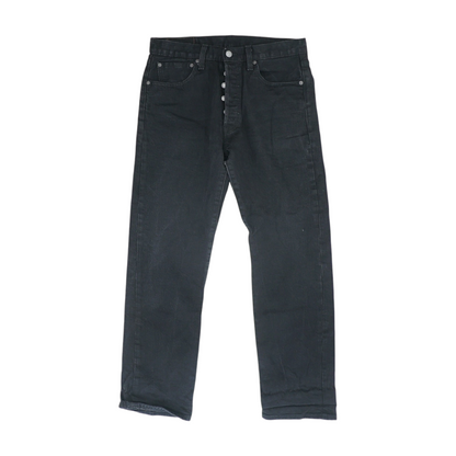 501 Black Straight Jeans