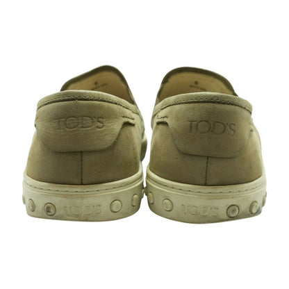 Khaki Suede Slip On Sneakers