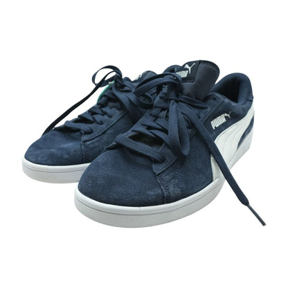 Navy Low Top Athletic Shoes