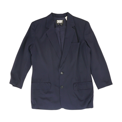 Navy Solid Blazer