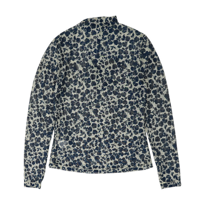 Blue Floral Blouse