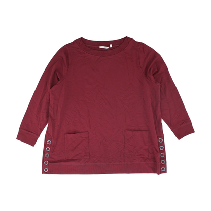Burgundy Plus Blouse