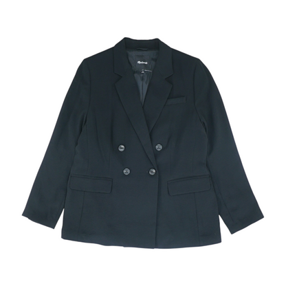 Black Solid Blazer