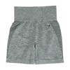 Gray Solid Active Shorts