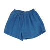 Everlane Blue Solid Casual Shorts – Image 1