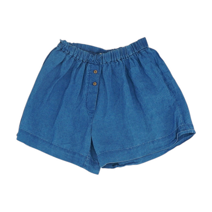 Everlane Blue Solid Casual Shorts – Image 1