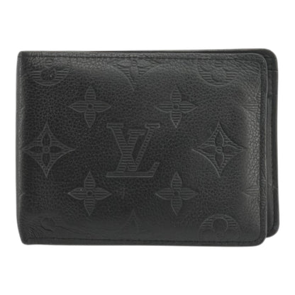 Black Multiple Wallet in Monogram Shadow Leather