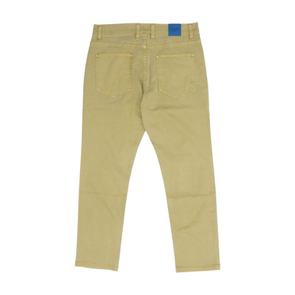 Khaki Tapered Jeans