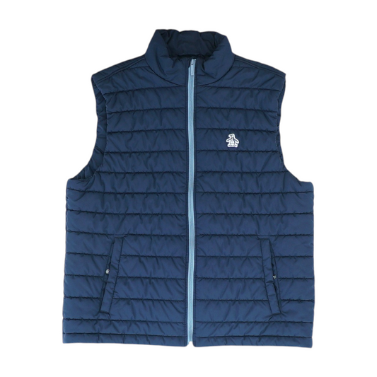 Navy Solid Active Vest